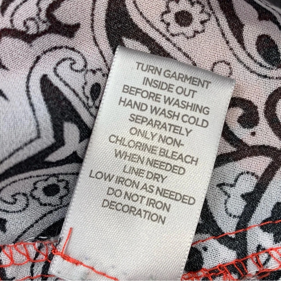 Avenue Blouse Woman 22/24 Floral Colorful Beaded Flare Sleeve Boho Travel Office - Picture 8 of 10